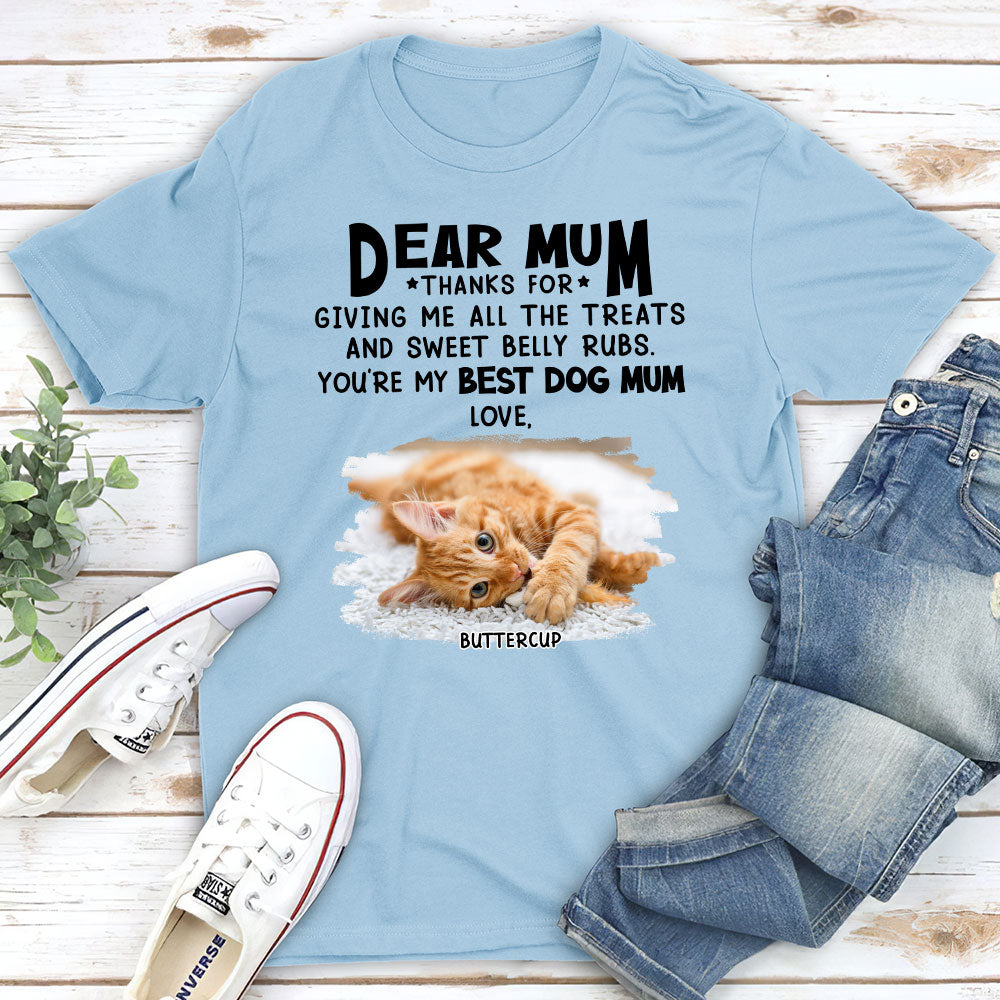 All The Treats - Personalized Custom Unisex 5.3 oz T-shirt for Pet Lovers