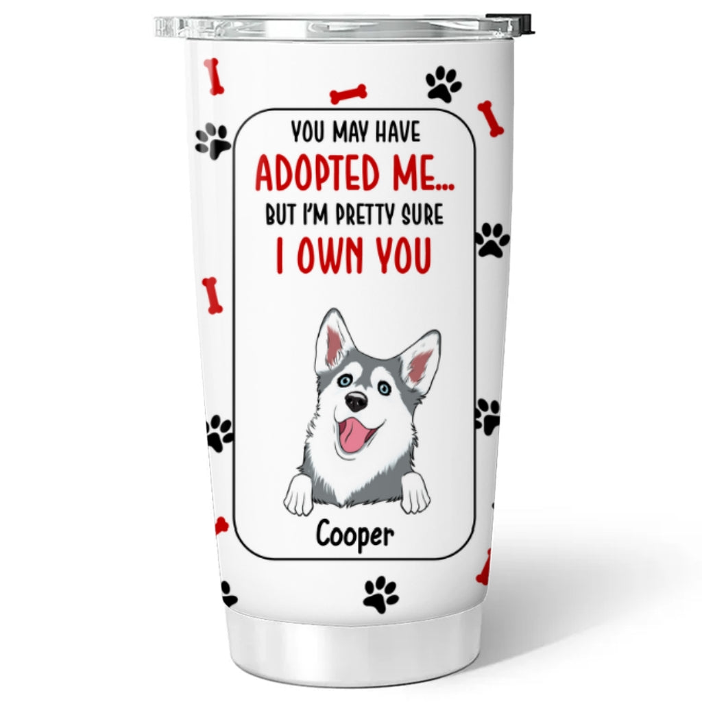 Adopted Us - 20oz Personalized Custom Stainless Steel Tumbler with Thousands of Cool Designs