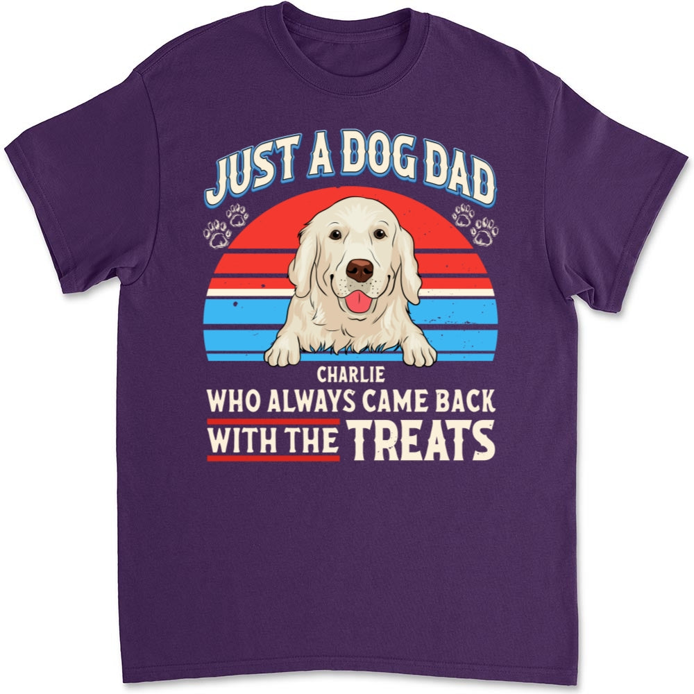 Who Always Came Back - Personalized Custom Unisex 5.3 oz T-shirt for Pet Lovers