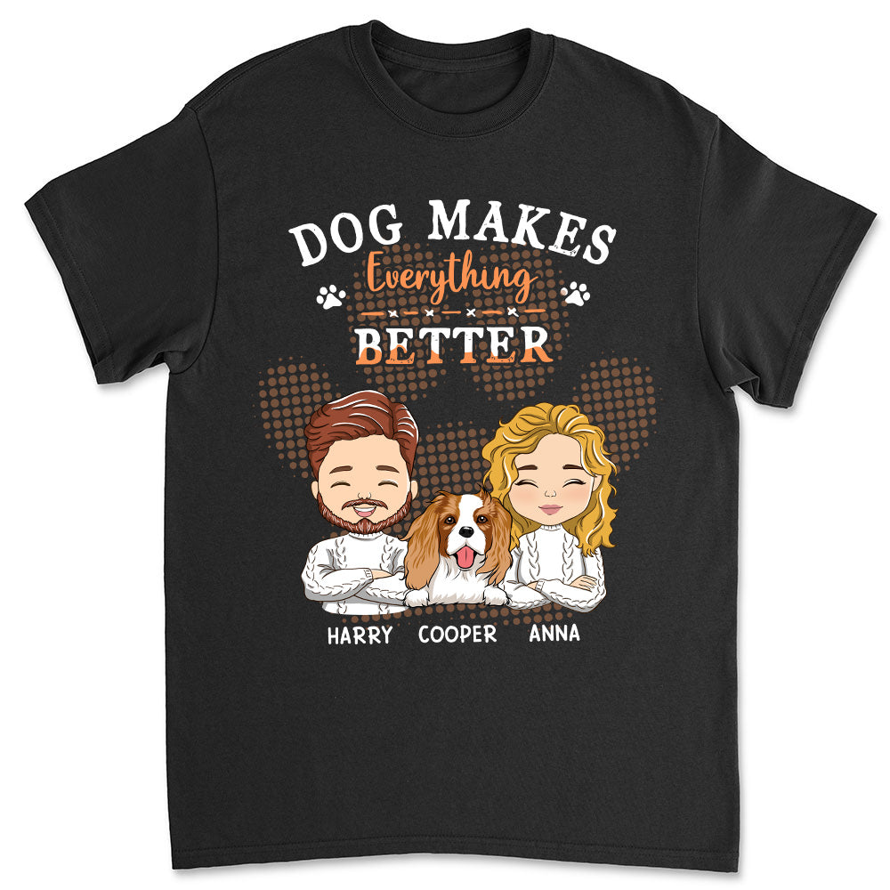 Everything Better - Personalized Custom Unisex 5.3 oz T-shirt for Pet Lovers