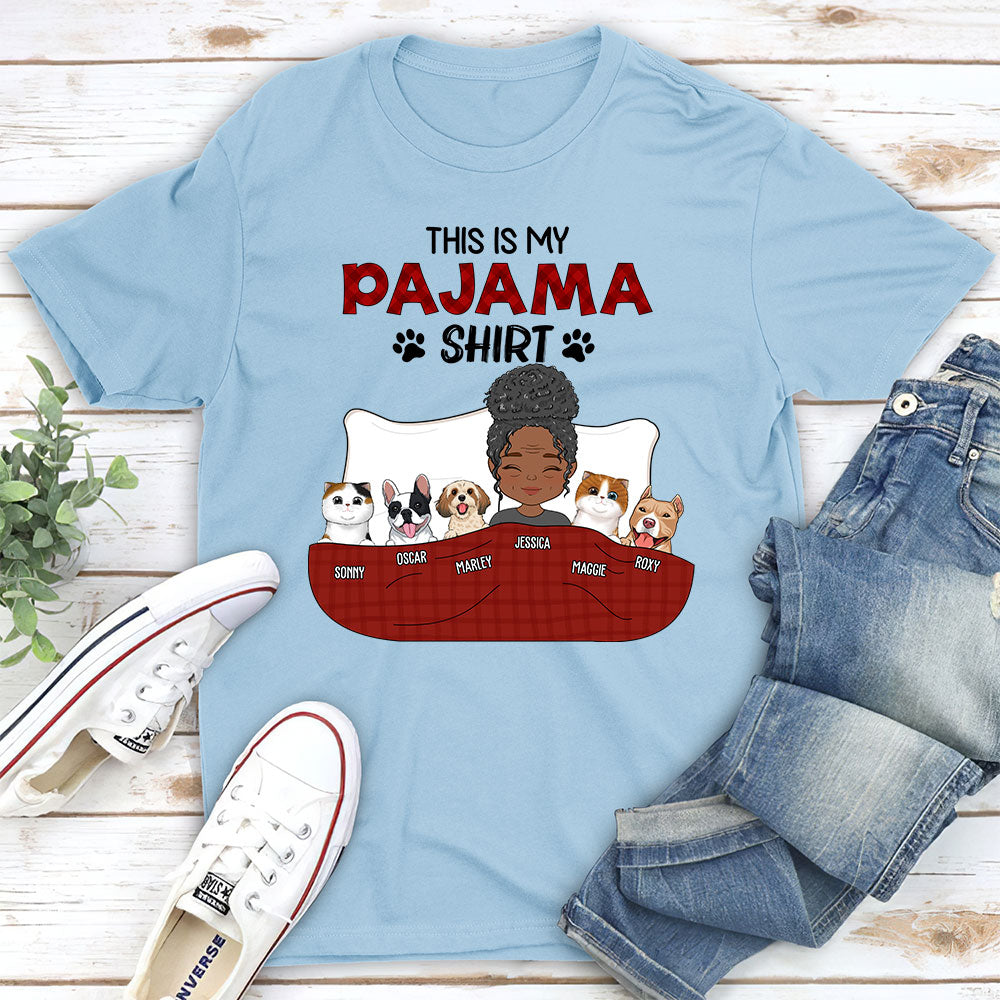 Personalized Custom Unisex Pajama T-shirt - Version 2
