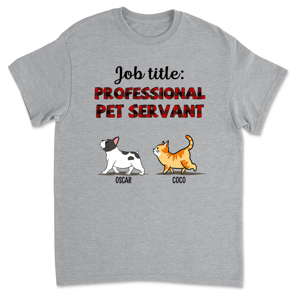 Exclusive Personalized Custom Unisex 5.3 oz Professional Pet Servant T-shirt