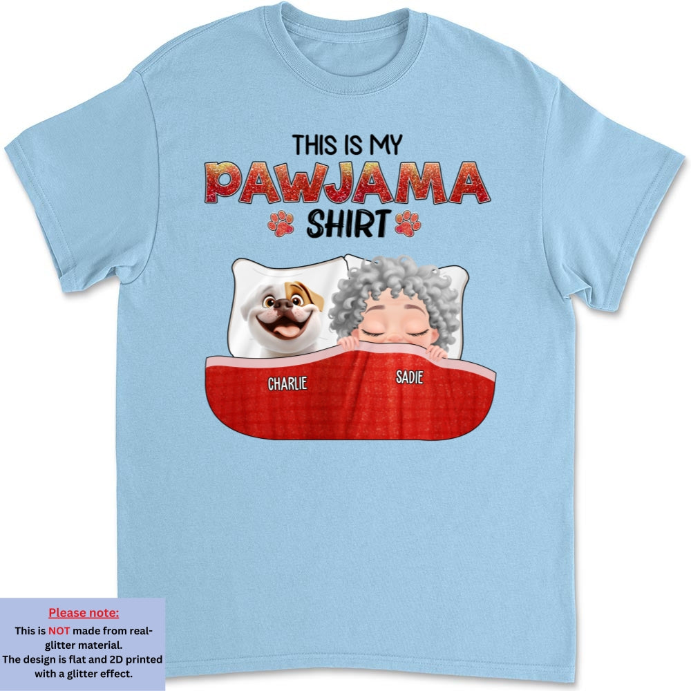 Pawjama Blink - Personalized Custom Unisex 5.3 oz T-Shirt for Pet Lovers