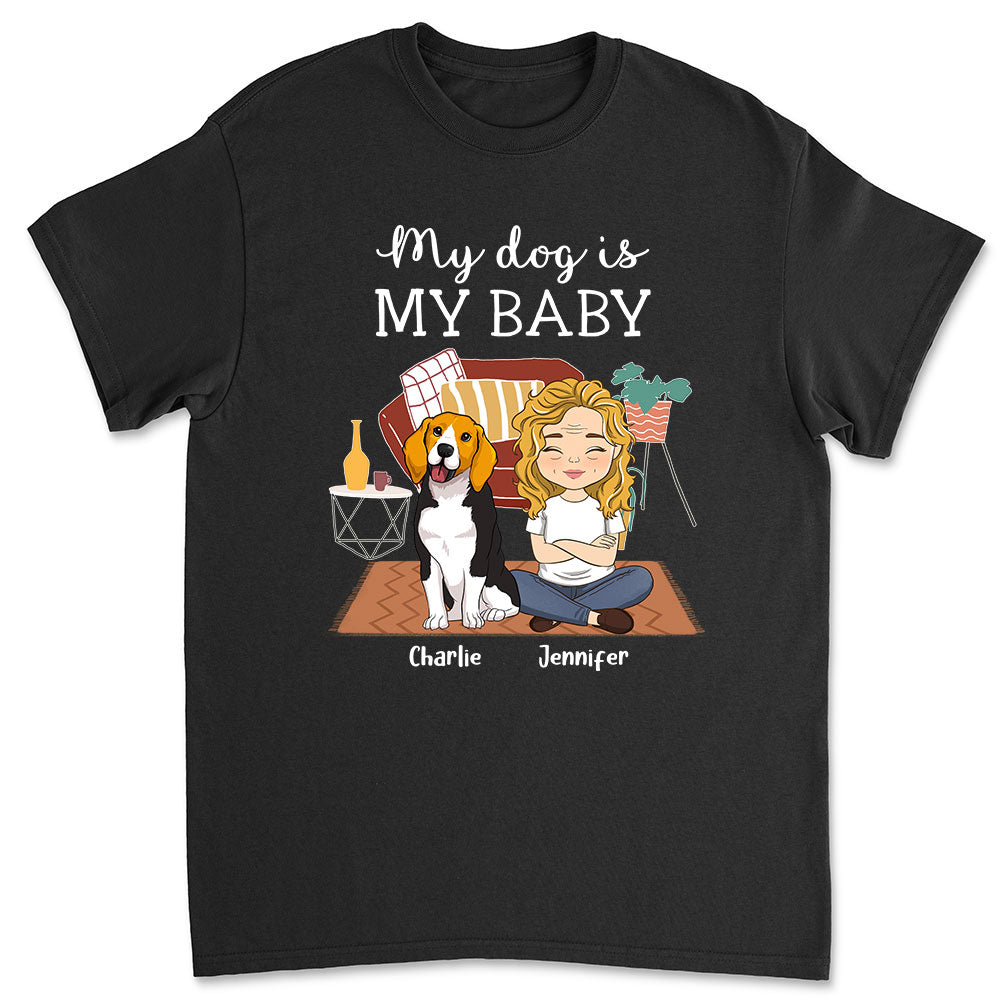 My Angel Baby - Personalized Custom Unisex 5.3 oz T-shirt for Pet Lovers