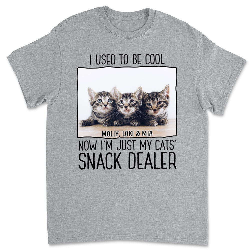 Personalized Custom Unisex T-shirt with Just A Pet Snack Dealer Photo - Ideal Gift for Pet Lovers