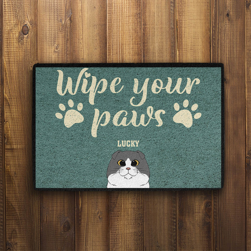 Personalized Custom Doormat - Wipe Your Paws with Your Dog's Picture