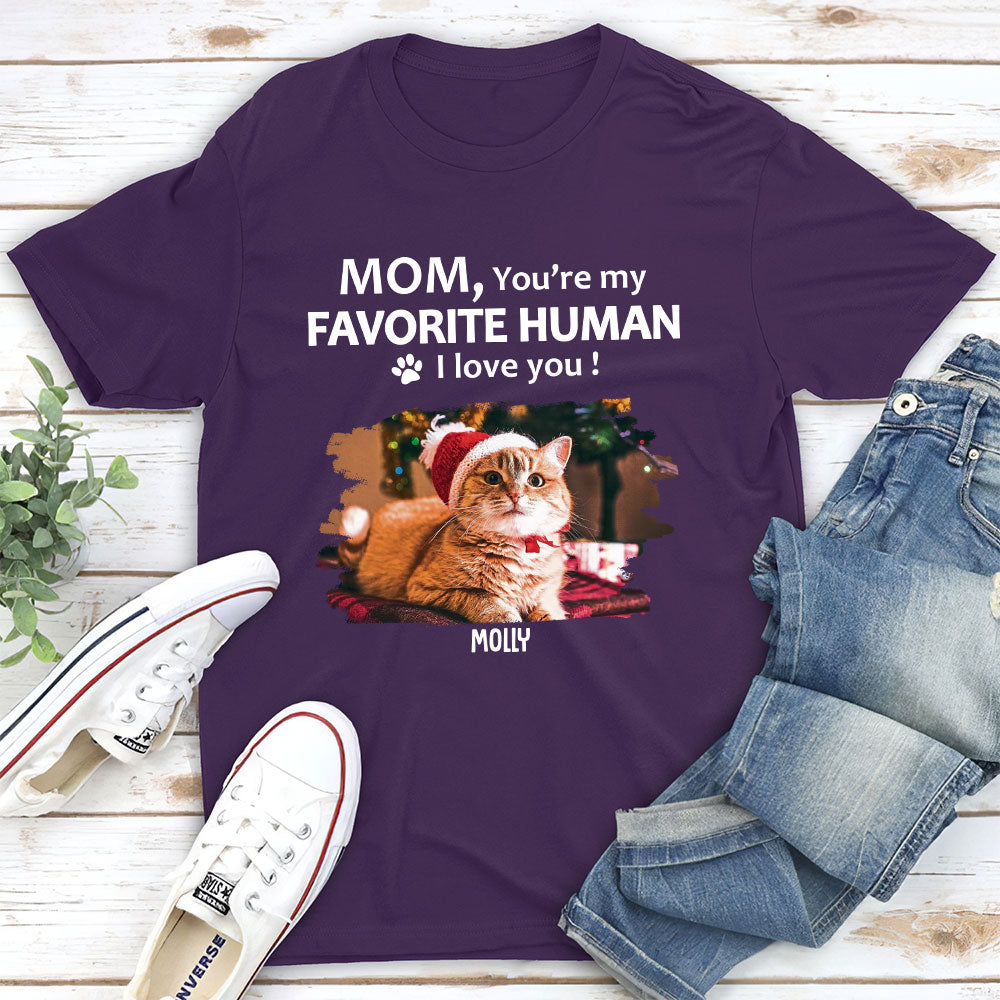 To My Human - Personalized Custom Unisex 5.3 oz Heavy Cotton T-shirt for Pet Lovers