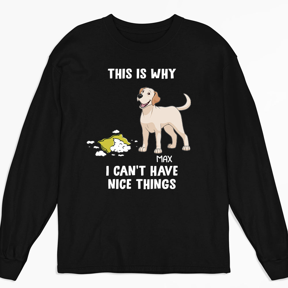 Have Nice Things - Premium Personalized Custom Long Sleeve T-shirt for Pet Lovers