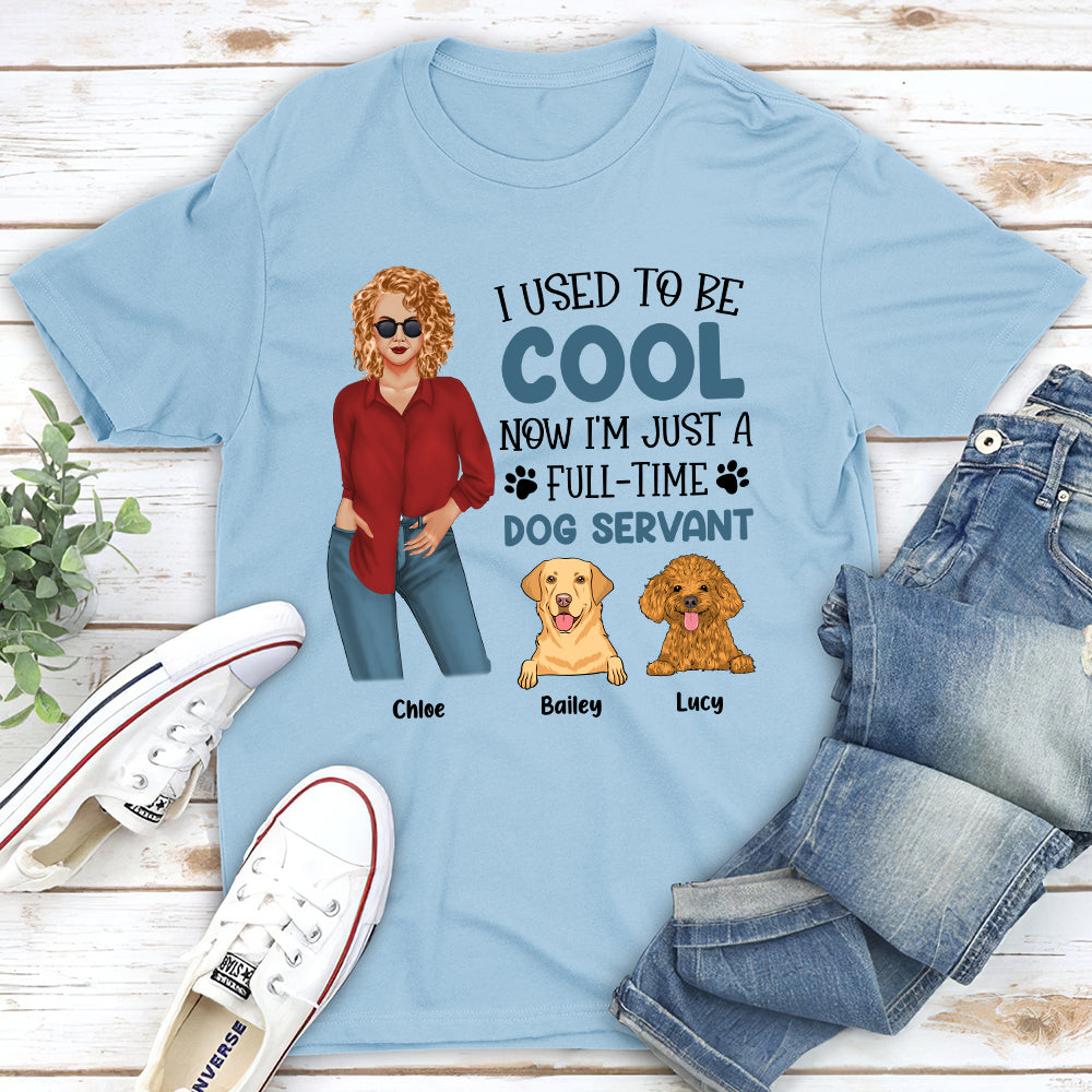 Dog Servant 2 - Personalized Custom Unisex 5.3 oz T-shirt for Pet Lovers