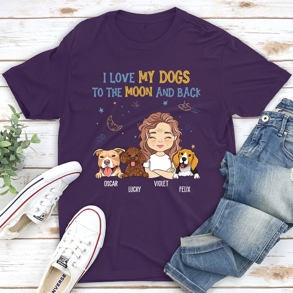 My Valentine Is - Personalized Custom Unisex 5.3 oz T-shirt for Pet Lovers