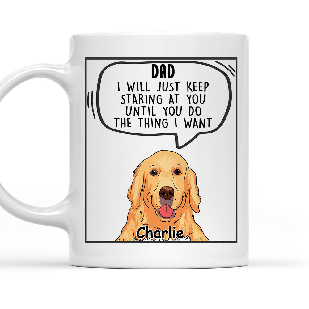 Personalized Custom 'Dogs Will Just' Coffee Mug for Pet Lovers