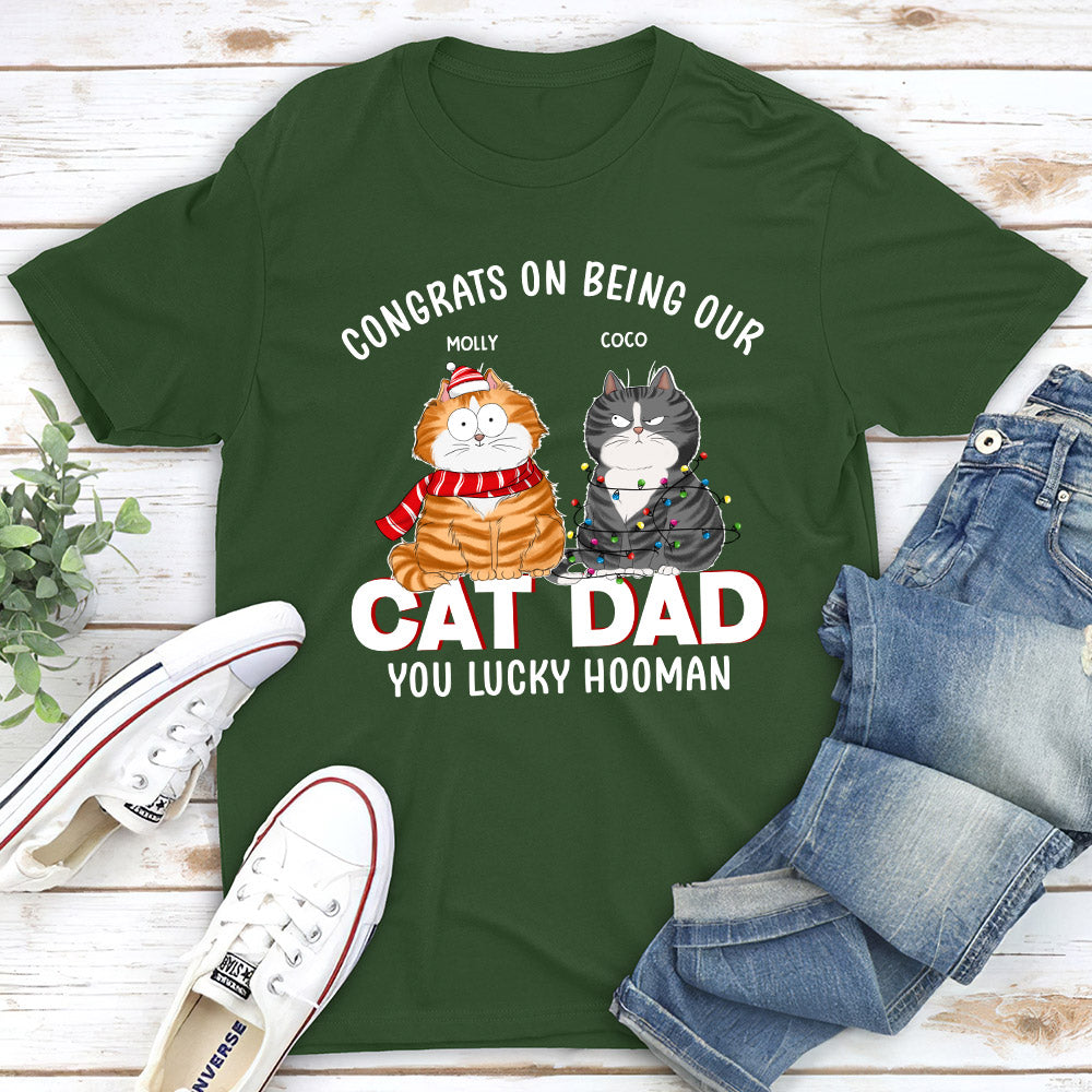 Congrats Hooman - Premium Personalized Custom Unisex T-shirt for Pet Lovers