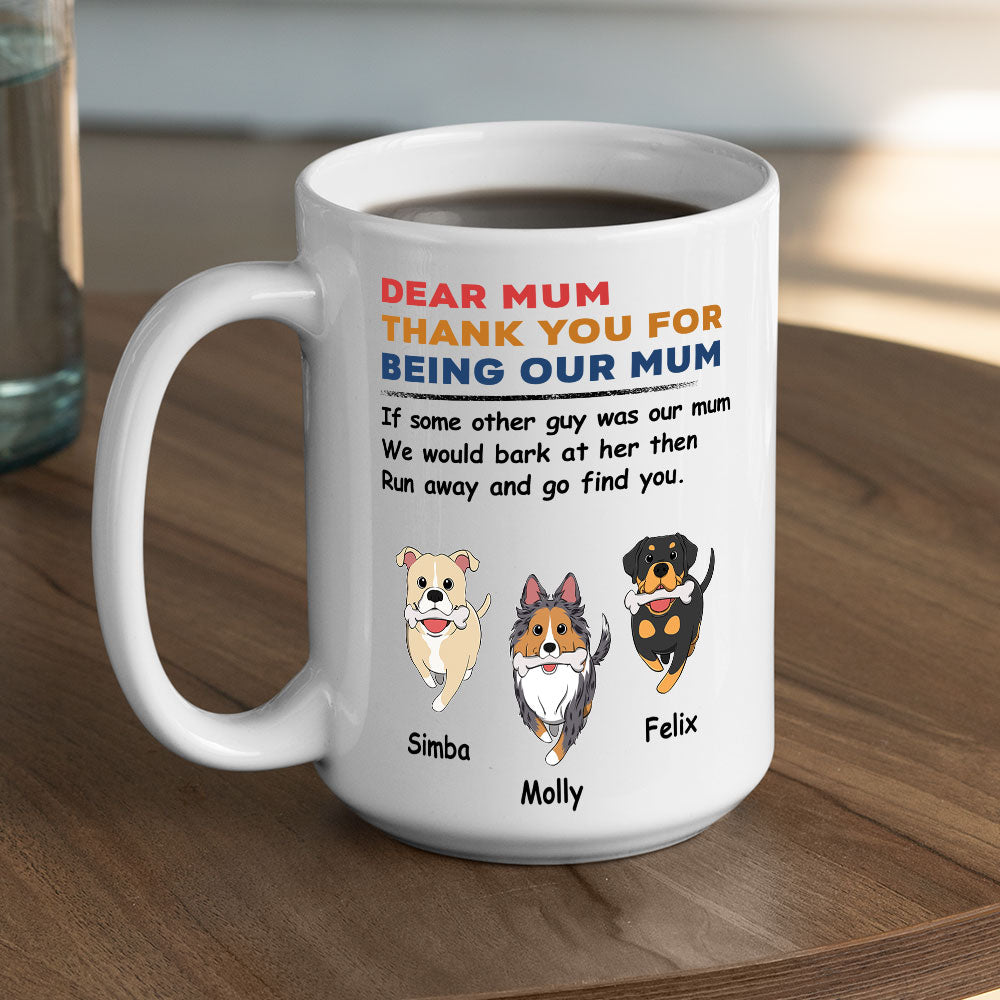 Thank You For Being My Dad - Unique Personalized Custom Coffee Mug for Special Moments