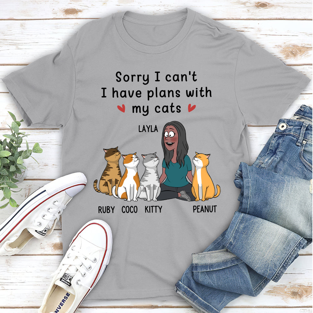 Personalized Custom Unisex Cat - Themed T - shirt: Perfect Gift for Pet Lovers