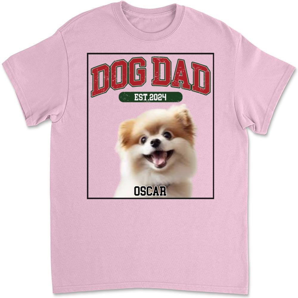 Love You My Mom Dad Personalized Custom Unisex 5.3 oz Photo T-shirt