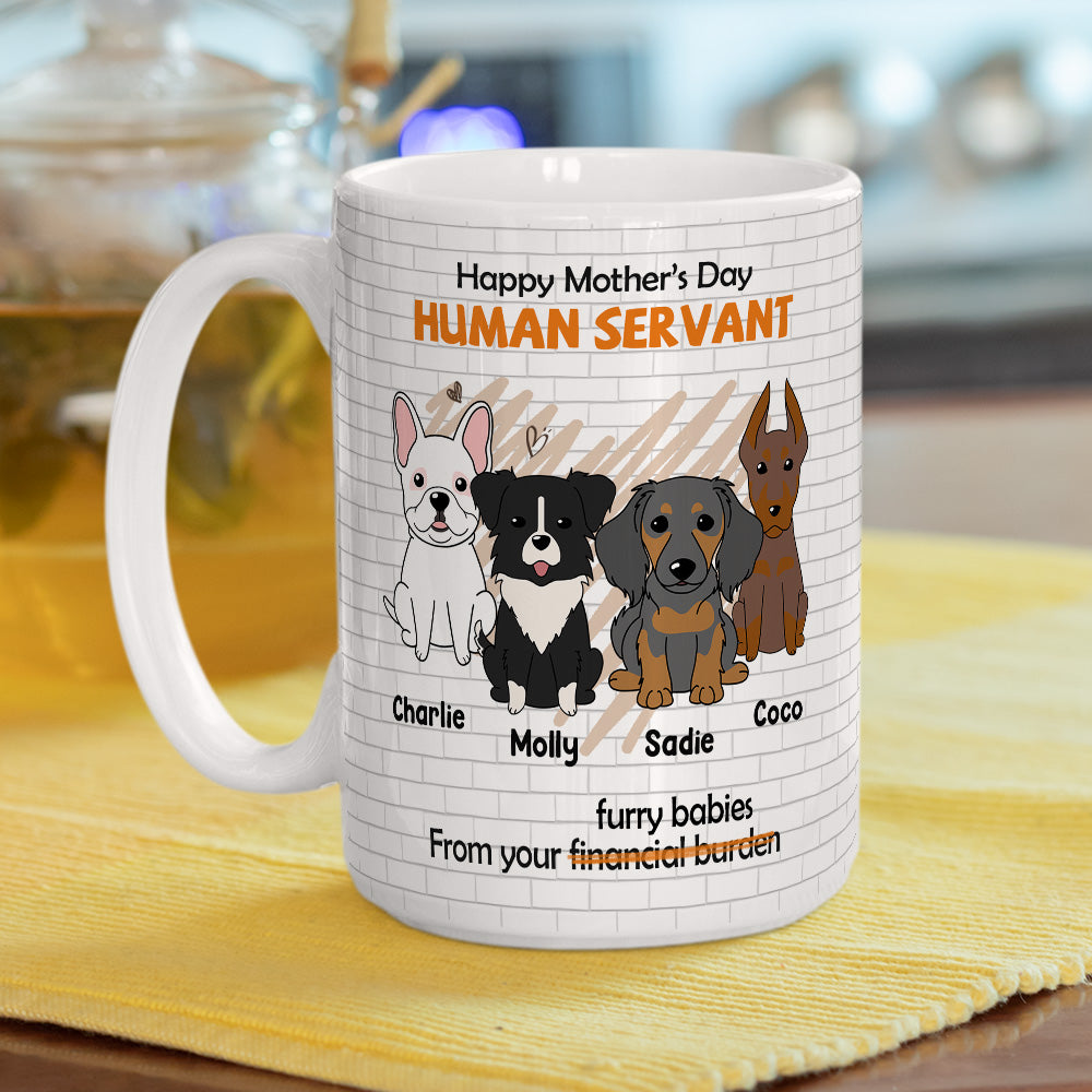 Personalized Custom Coffee Mug from Your Furry Baby Dog - Ideal Gift for Pet Lovers