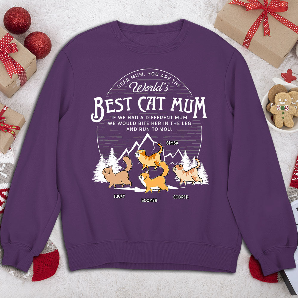 I Would Cat Version - Personalized Custom Unisex 8.0 oz Sweatshirt for Pet Lovers