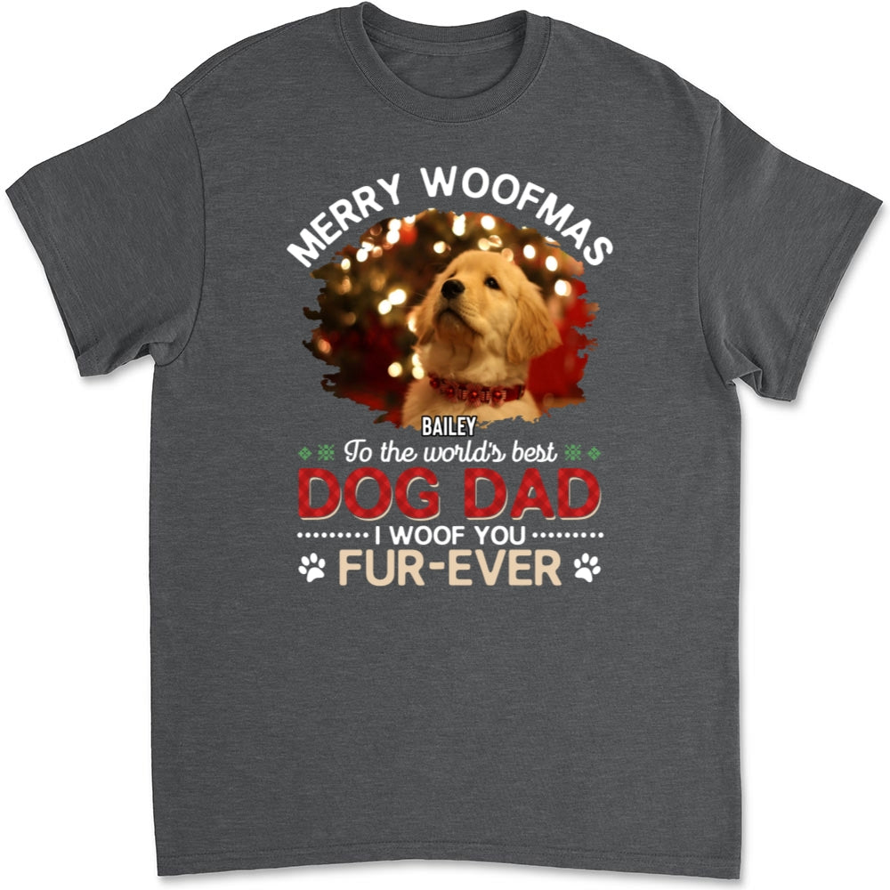 We Woof You Personalized Custom Unisex Photo T-shirt - Ideal Gift for Pet Lovers