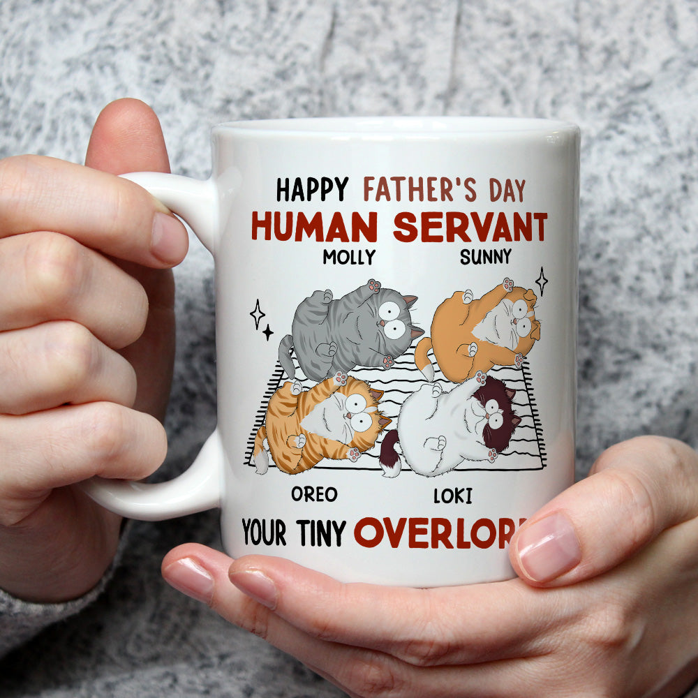 Personalized Custom Coffee Mug - The Ideal Gift for Pet Lovers, Your Tiny Overlord's Human Servant