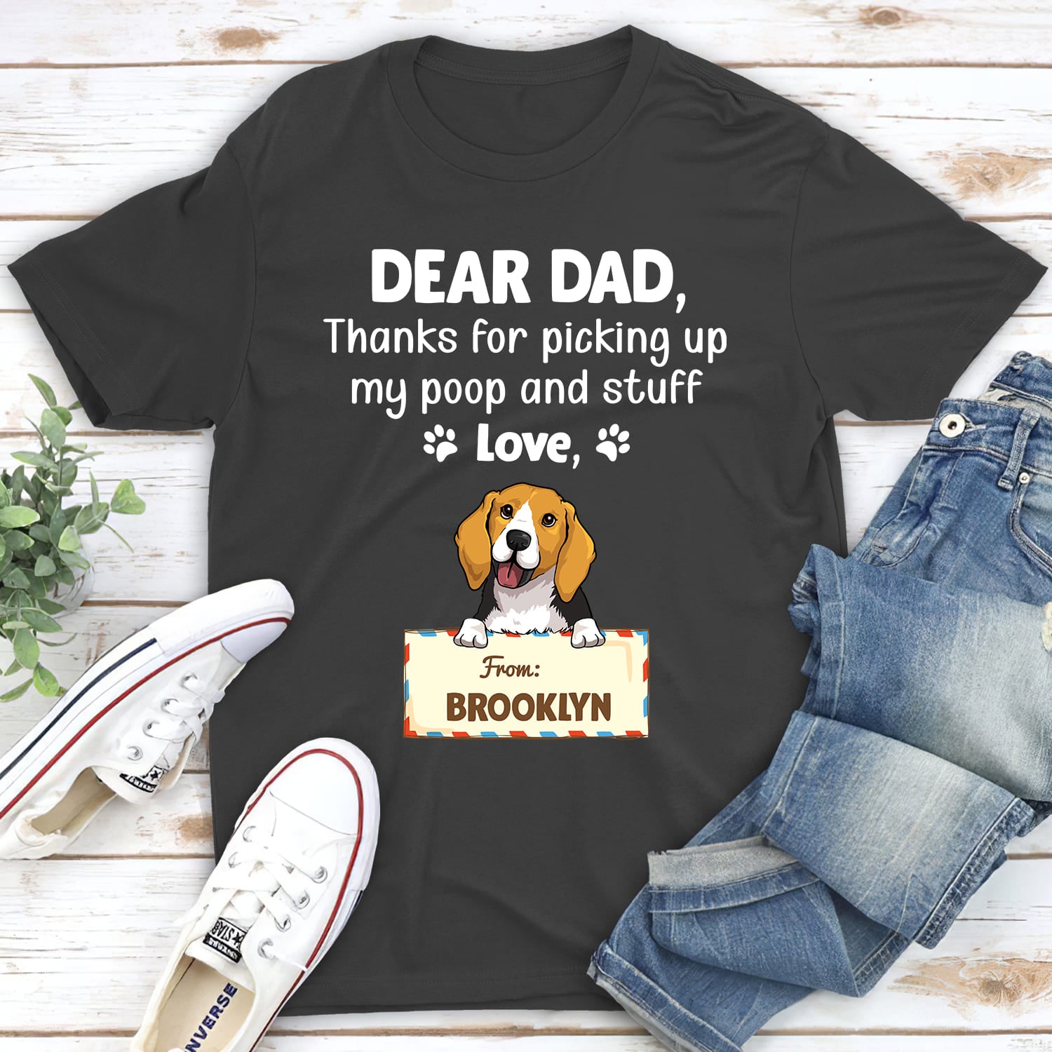 Personalized Custom Unisex Letter To Mom T-shirt - Ideal Gift for Pet Lovers