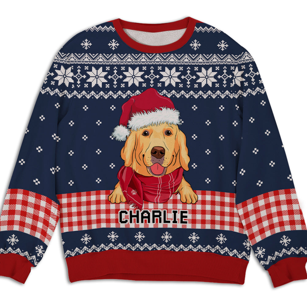 Stylish Plaid Winter - Personalized Custom All-Over-Print Unisex Sweatshirt
