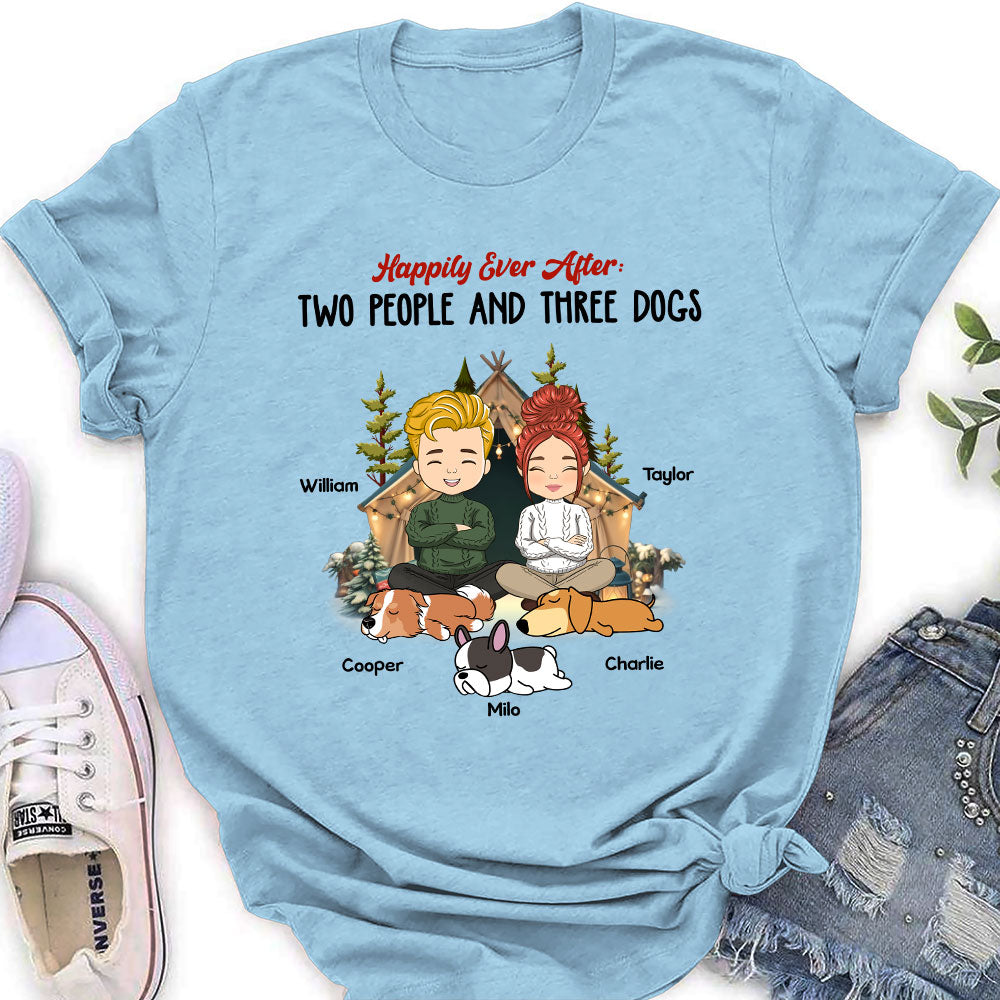 Happily Ever After - Personalized Custom Women's T-shirt for Pet Lovers