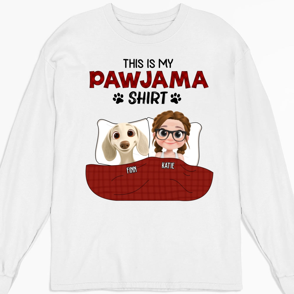 New Style Pawjama Personalized Custom Long Sleeve Unisex T-Shirt