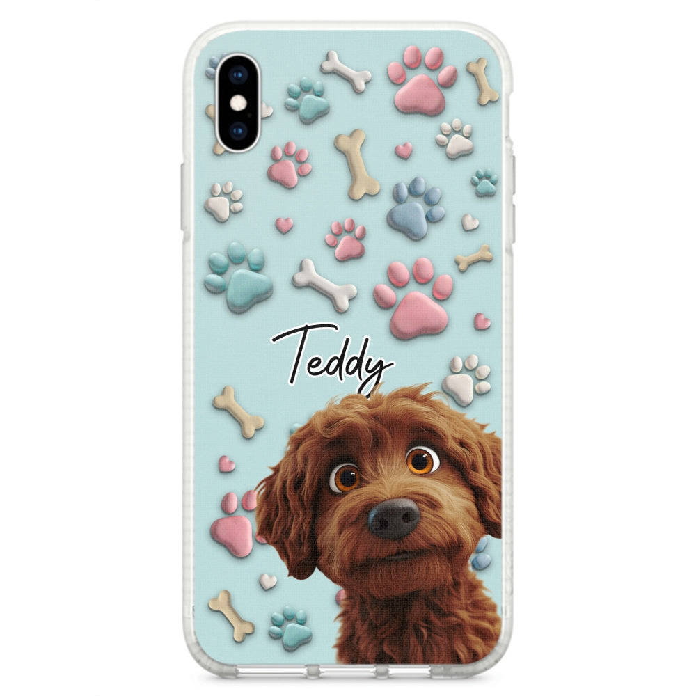 Adorable Dog Cartoon - Customizable Personalized Phone Case for Fashion-Forward Users