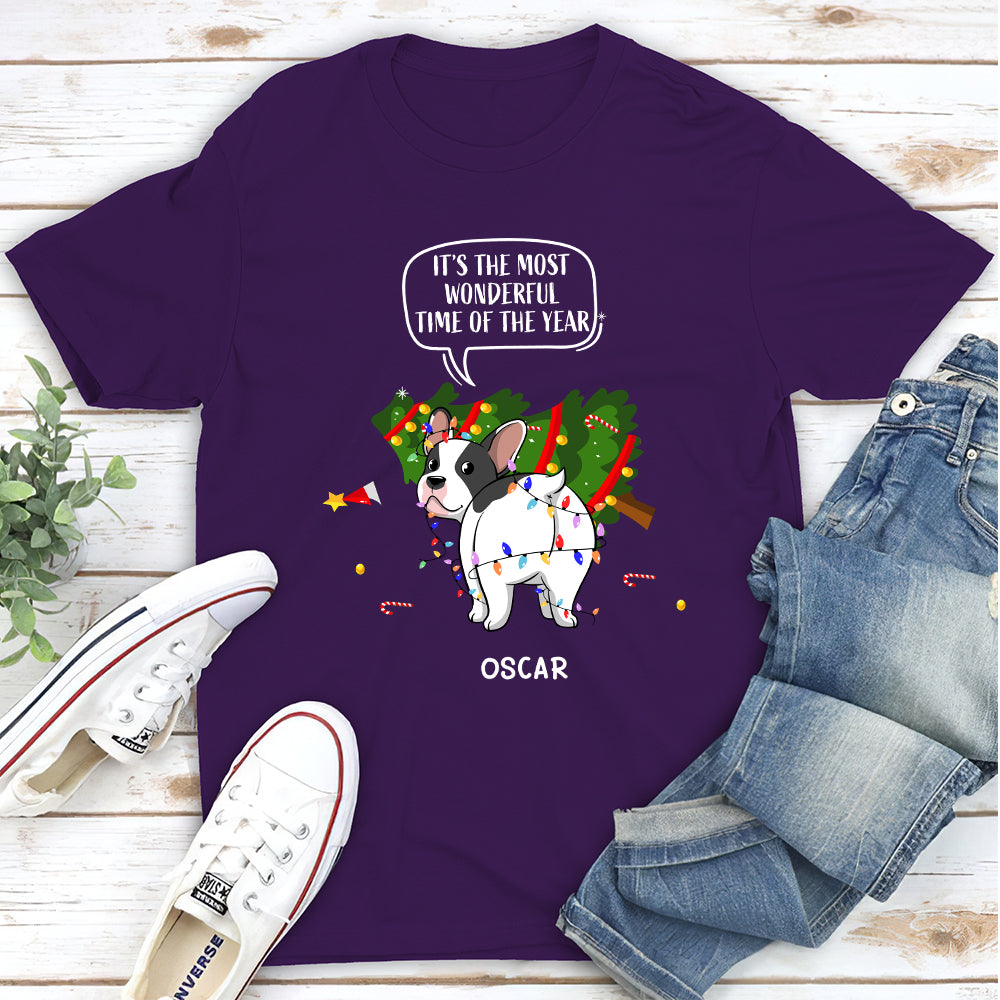 Fantastic Christmas Personalized Custom Unisex 5.3 oz T-Shirt for Pet Lovers