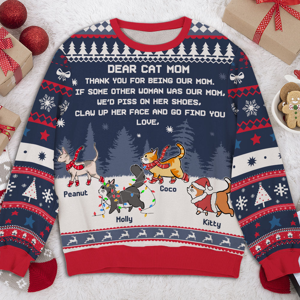 Find You - Personalized Custom All-Over-Print Unisex 8.8 oz Polyester Blend Sweatshirt - Ideal Gift for Pet Lovers