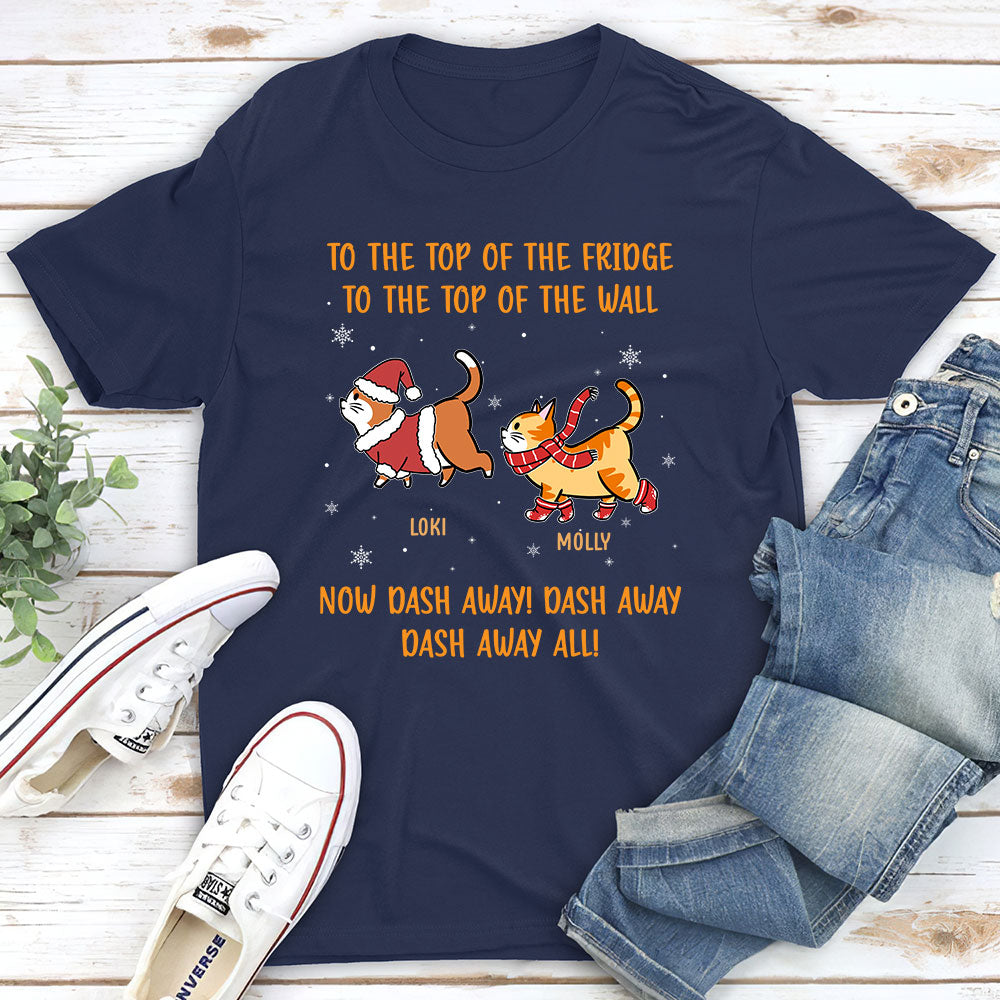 Dash Away - Personalized Custom Unisex 5.3 oz T-shirt for Pet Lovers