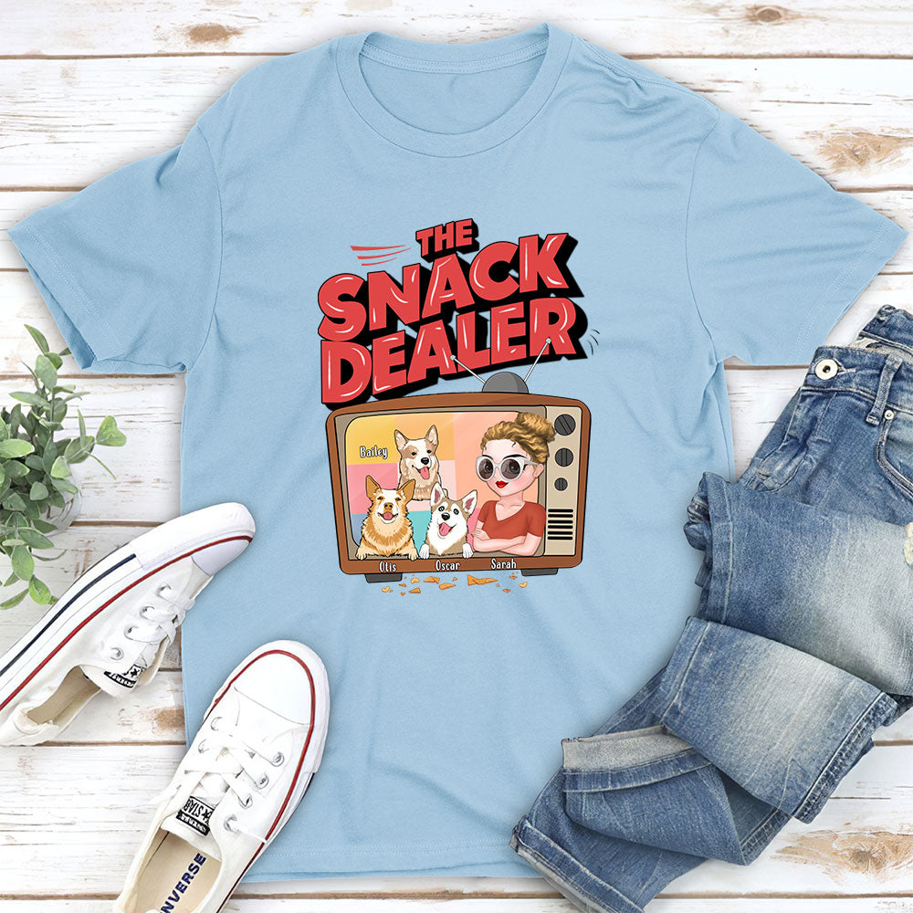 Cool Dog - Personalized Custom Unisex Cotton Blend T-shirt for Pet Lovers