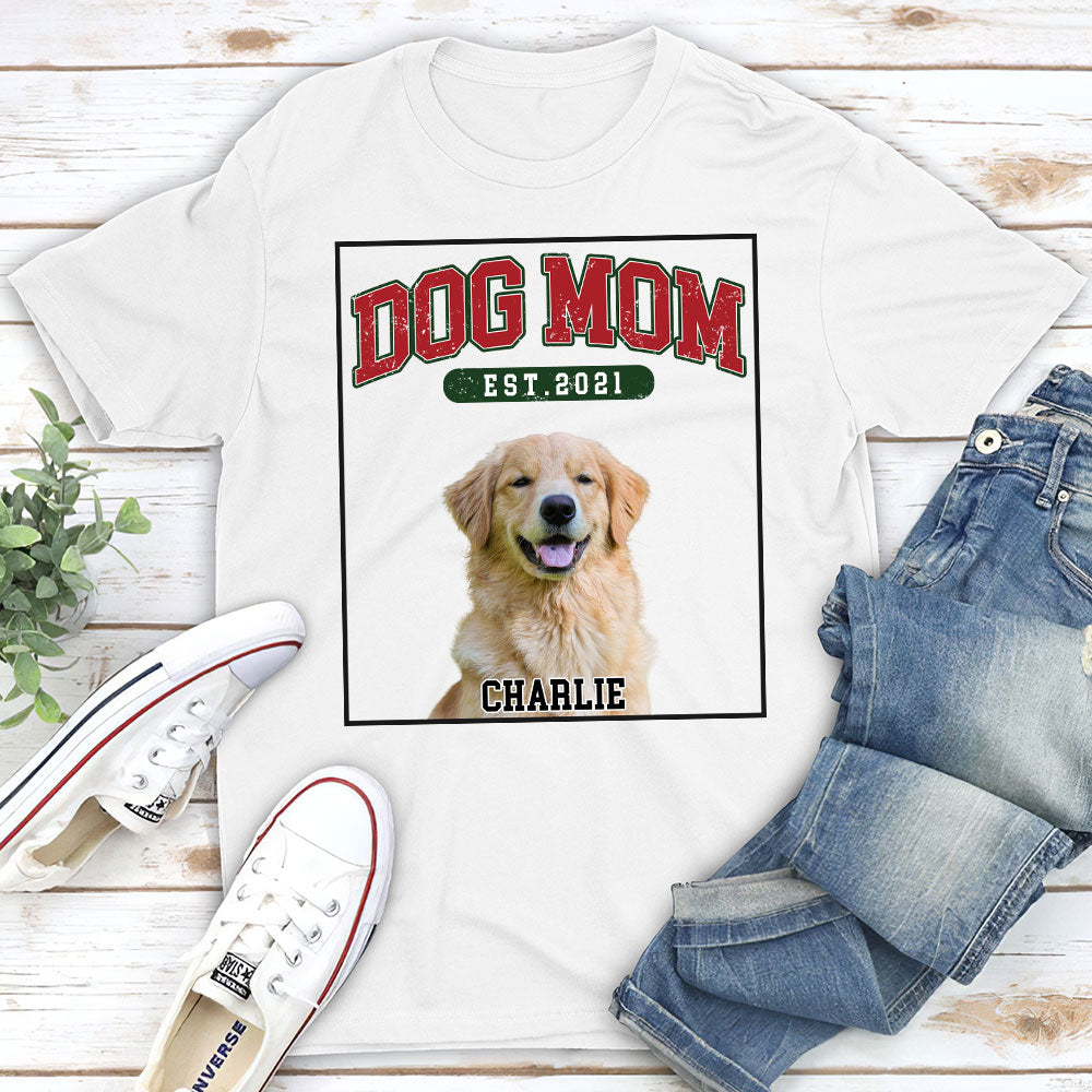 Love You My Mom Dad Personalized Custom Unisex 5.3 oz Photo T-shirt