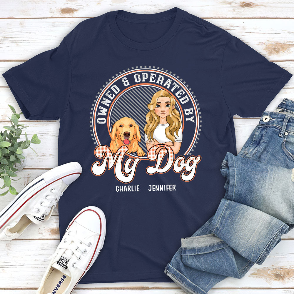 Personalized Custom Unisex 'Owned And Operated' T-shirt - Ideal Gift for Pet Lovers