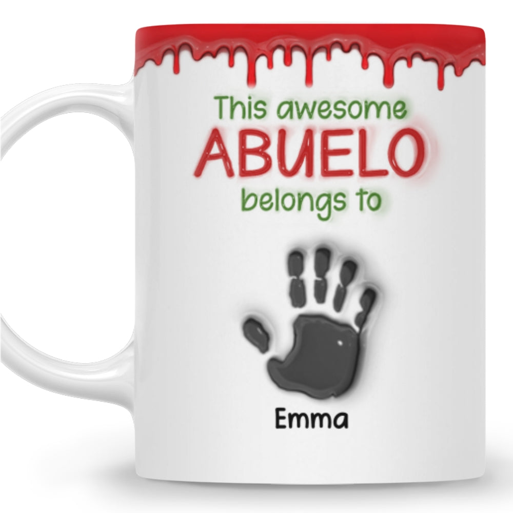 This Awesome Dad Exclusive - Personalized Custom 3D Inflated Effect 11oz Ceramic Mug