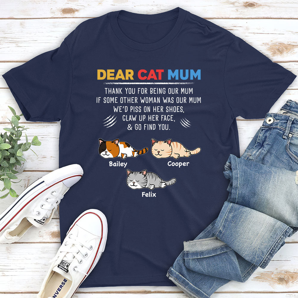 Piss On Her Shoes - Personalized Custom Unisex 5.3 oz T-shirt for Pet Lovers