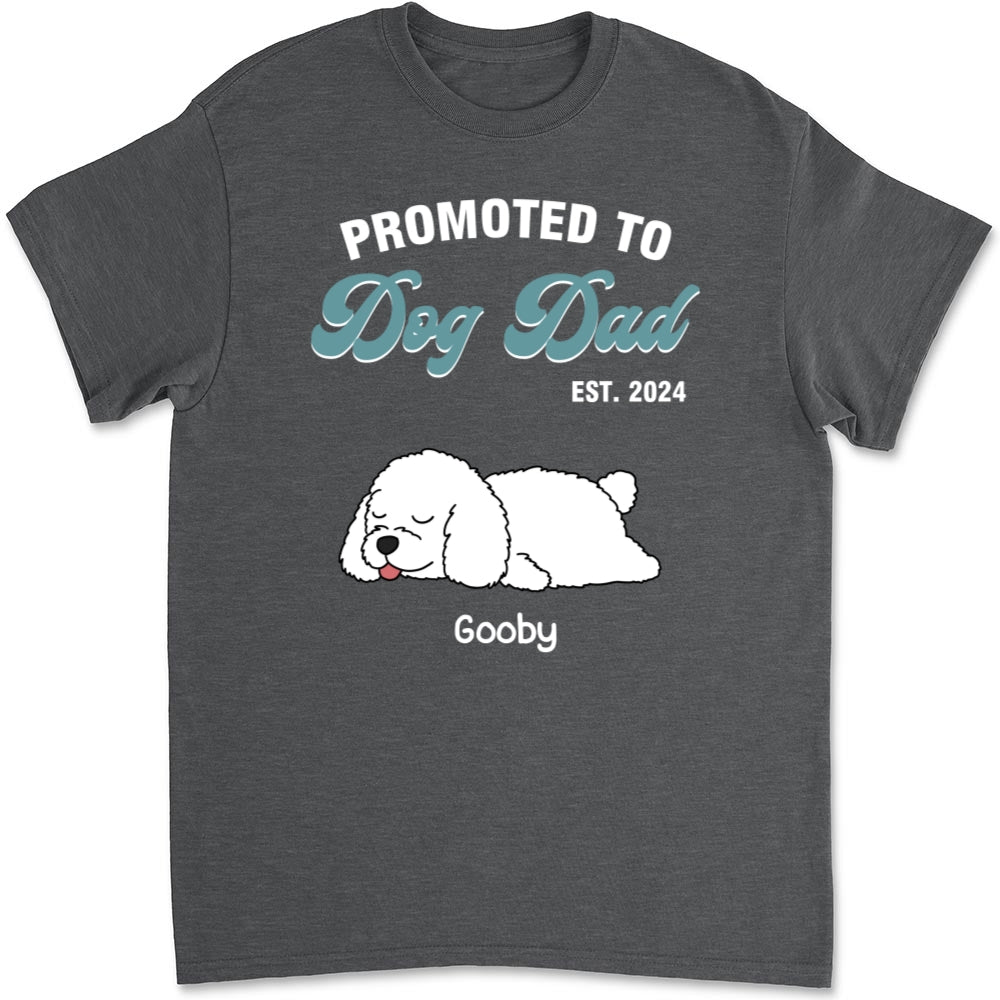 Promoted To - Personalized Custom Unisex 5.3 oz T-shirt for Pet Lovers