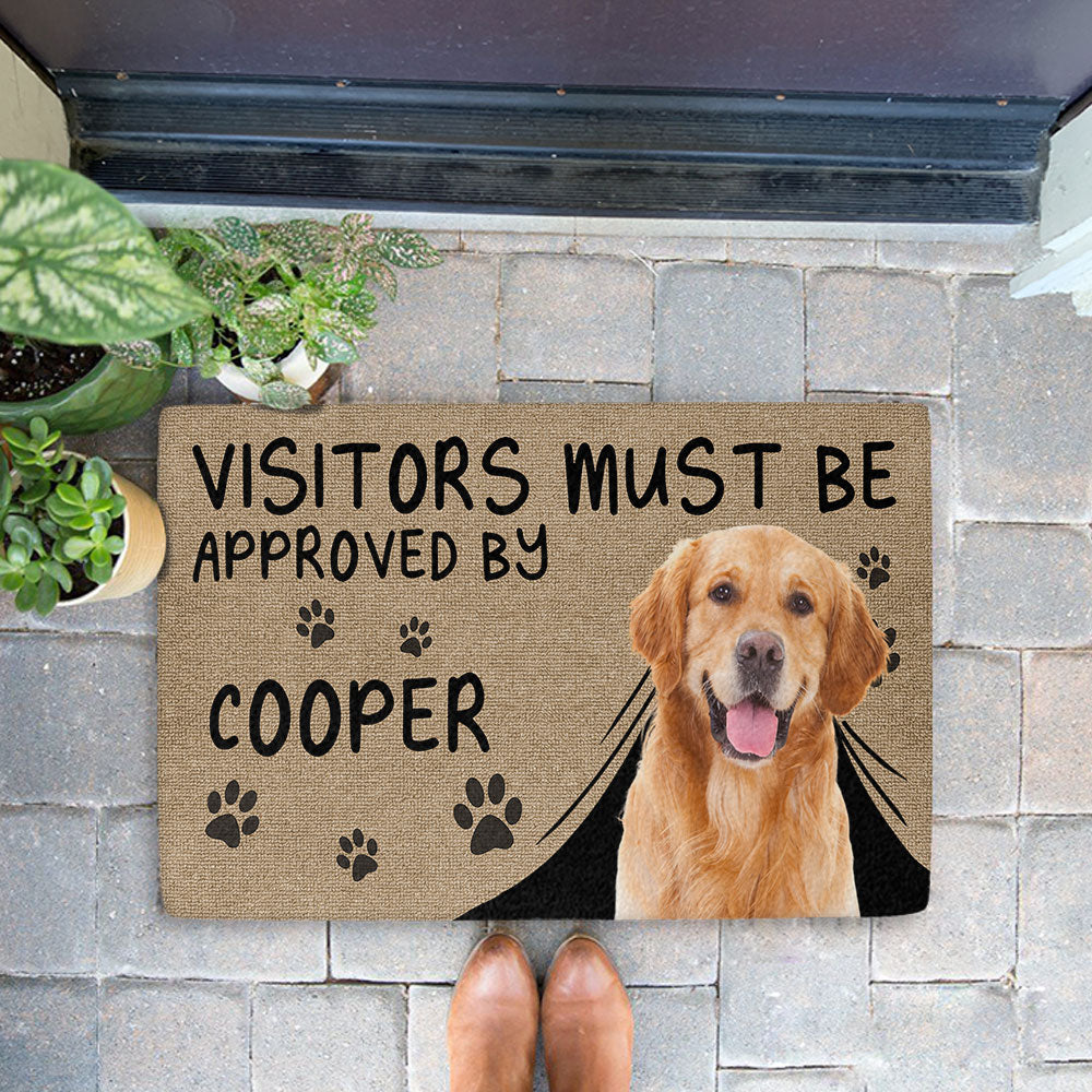 Approved By Pet Photo - Personalized Custom Doormat with Cat Picture, Multiple Sizes Available