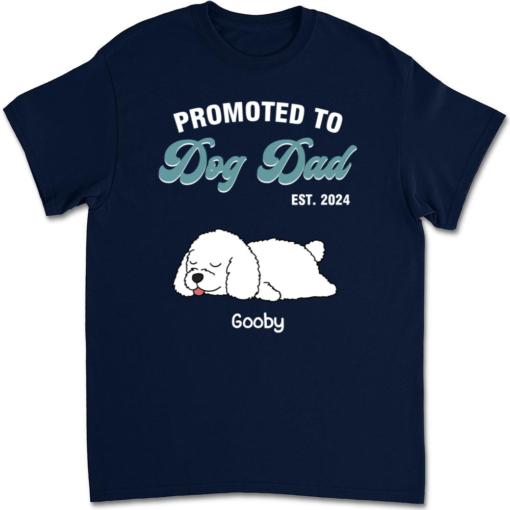 Promoted To - Personalized Custom Unisex 5.3 oz T-shirt for Pet Lovers