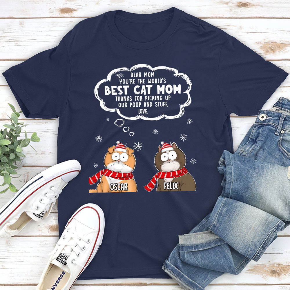 Grateful To Dog Mom - Customizable Personalized Unisex 5.3 oz T-shirt