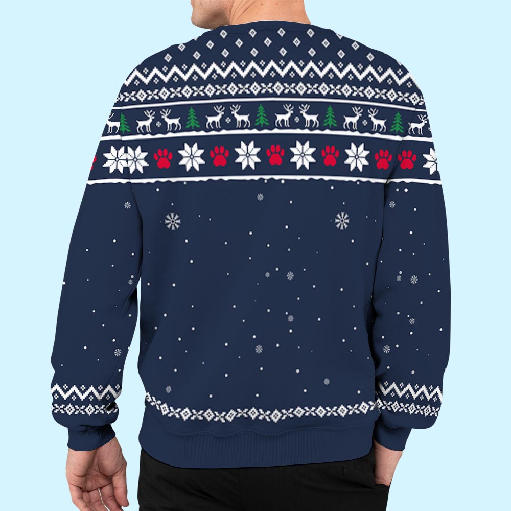 Winter Cat - Exclusive Personalized Custom All-Over-Print Unisex Sweatshirt for Pet Lovers