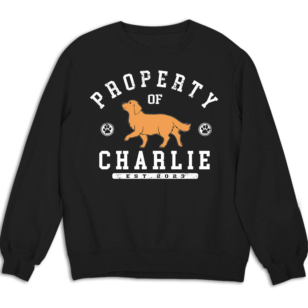 Pet Property - Customizable Personalized Unisex 8.0 oz Sweatshirt for Pet Lovers