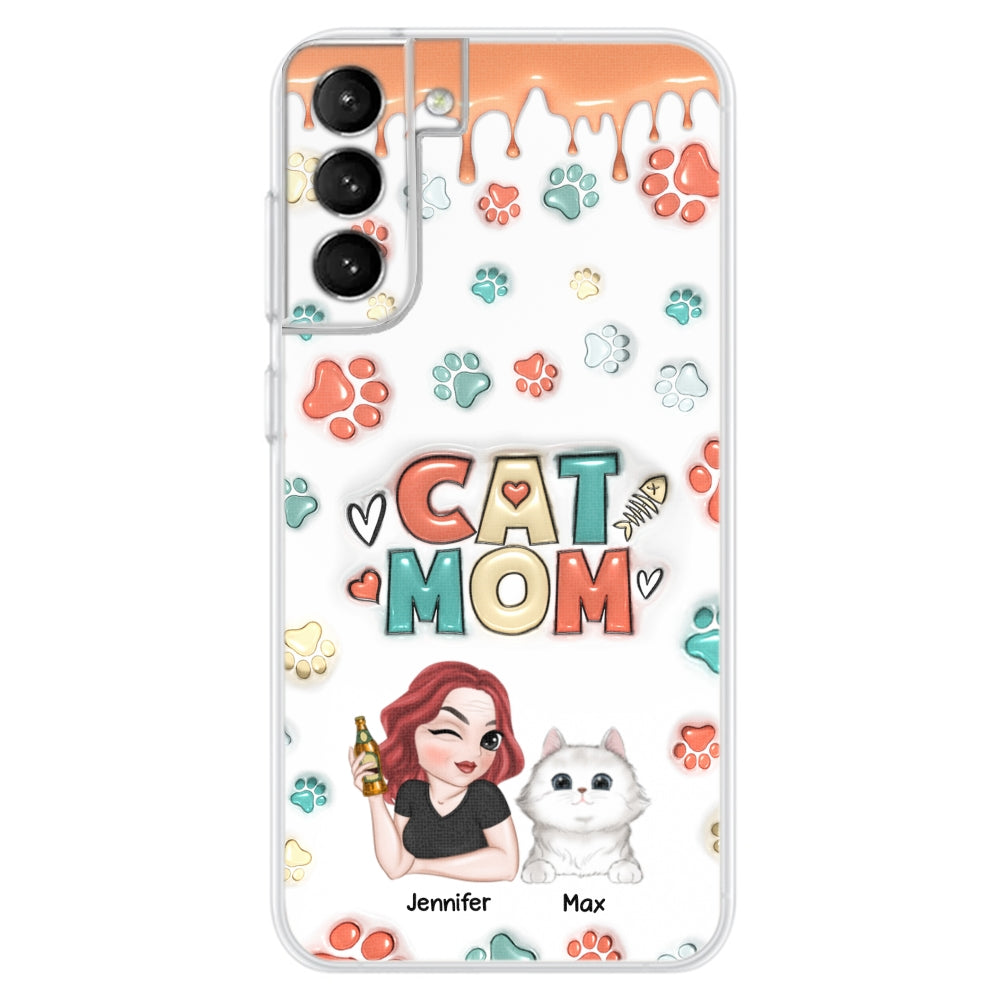 My Lovely Cat - Personalized Custom 3D Inflated Effect Smartphone Case for Unique Style