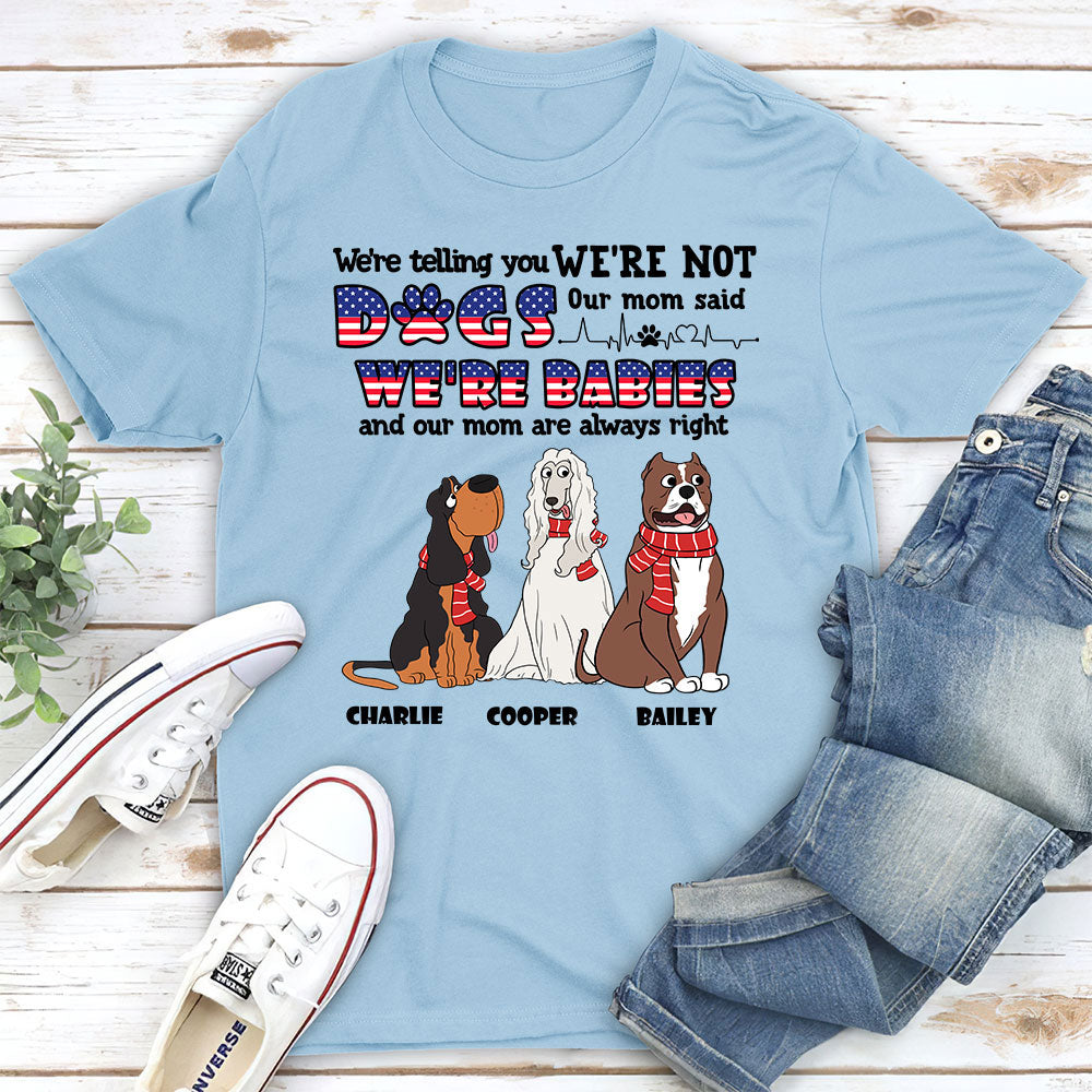 Unique Personalized Custom Unisex 'I Am Not A Baby' T-shirt
