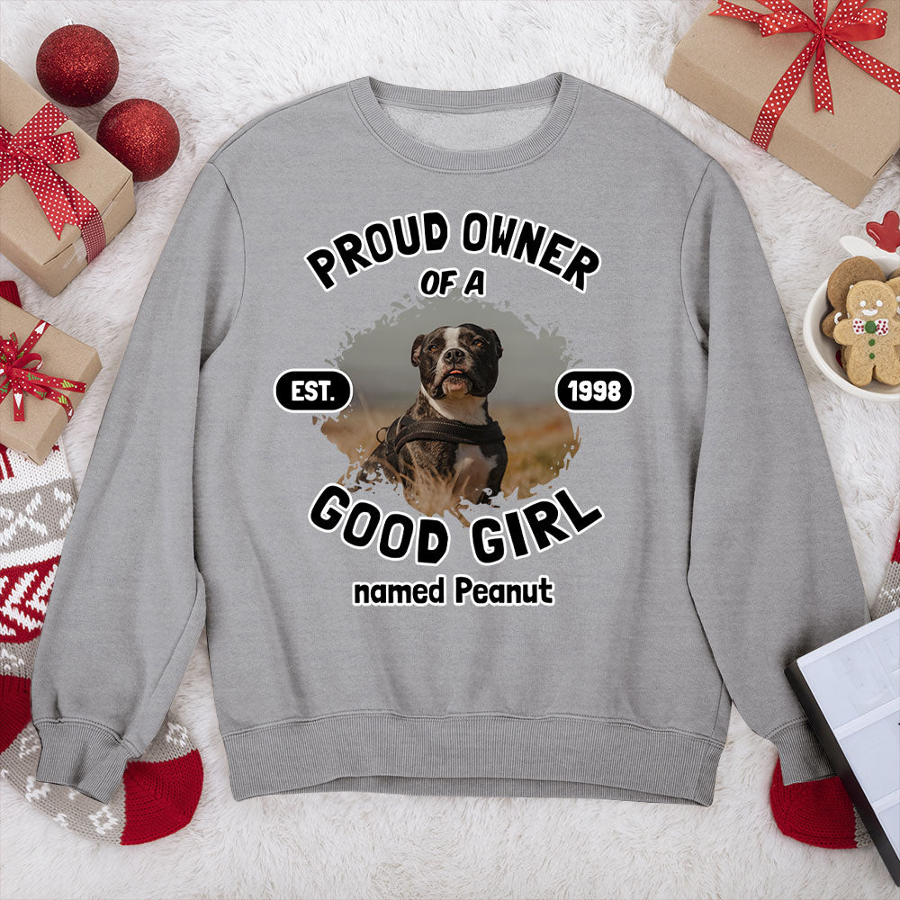 Personalized Custom 'Proud Owner' Photo Sweatshirt - 8.0 oz Unisex
