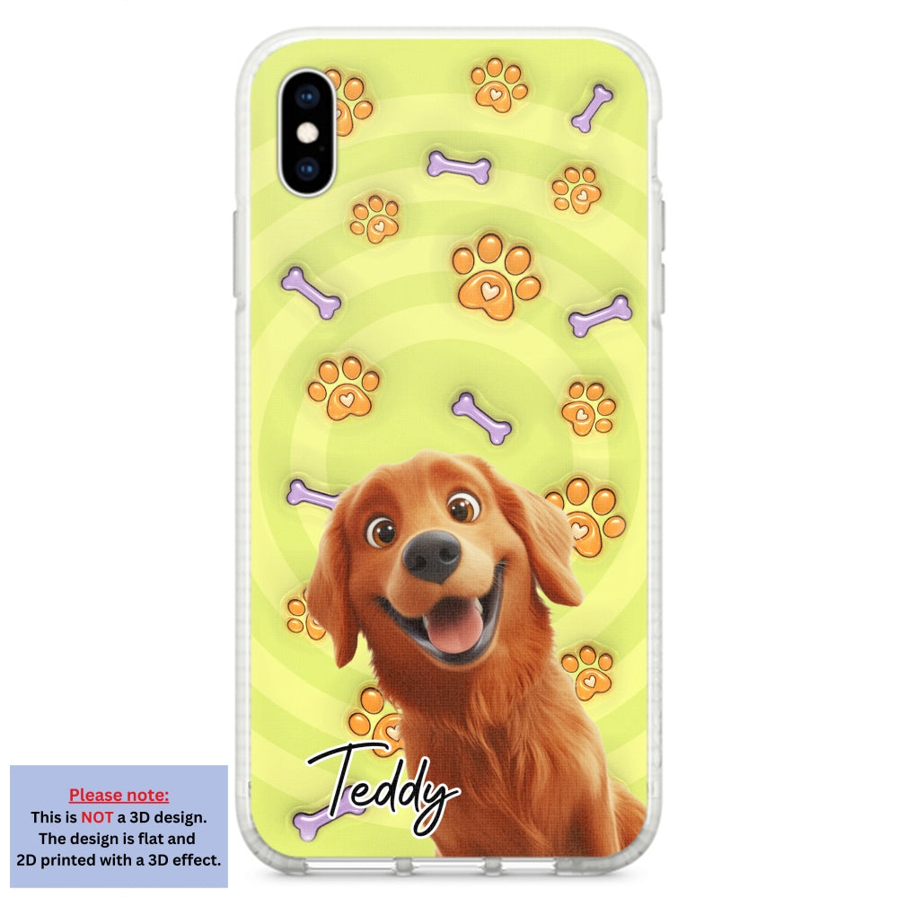 Exclusive Personalized Custom 3D Inflated Effect Phone Case - This Human Belongs To Us Cartoon Design