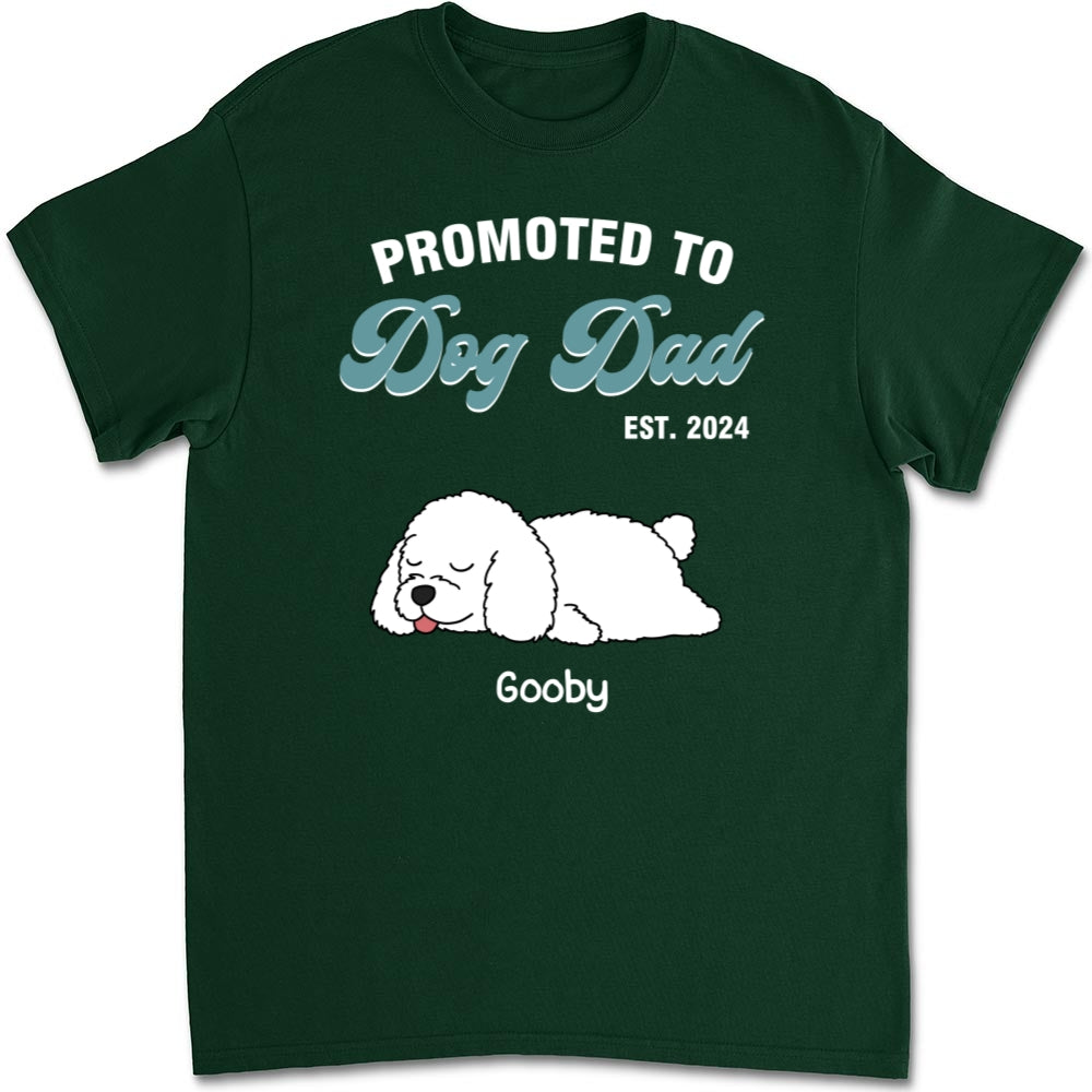 Promoted To - Personalized Custom Unisex 5.3 oz T-shirt for Pet Lovers