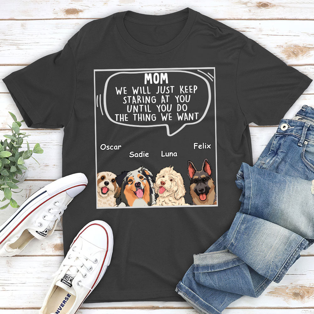 Dogs Will Just 2 - Personalized Custom Premium Men's 4.2 oz T-shirt