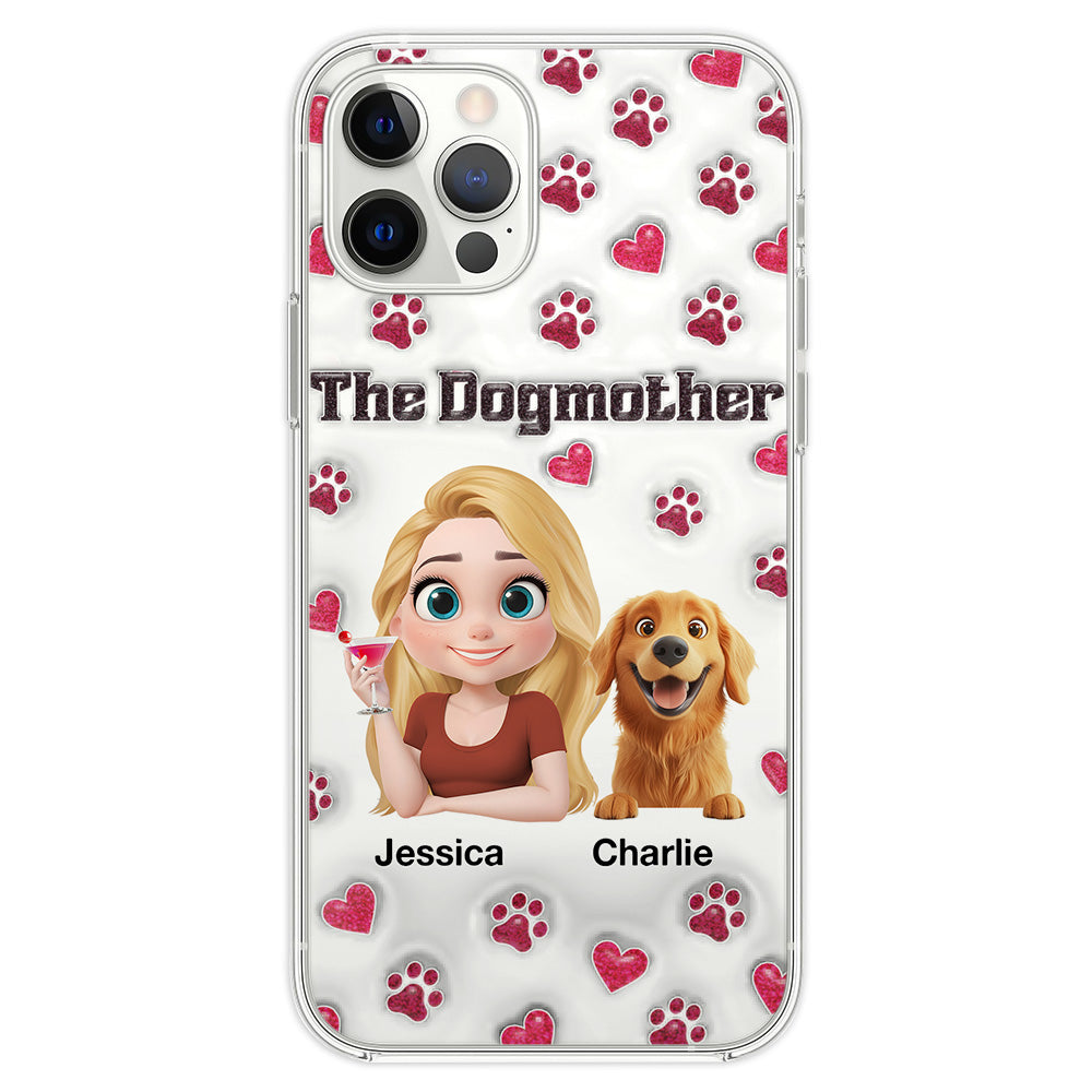Slay Cartoon Dog Mother - Exclusive Personalized Custom 3D Inflated Effect Phone Case for Stylish Protection