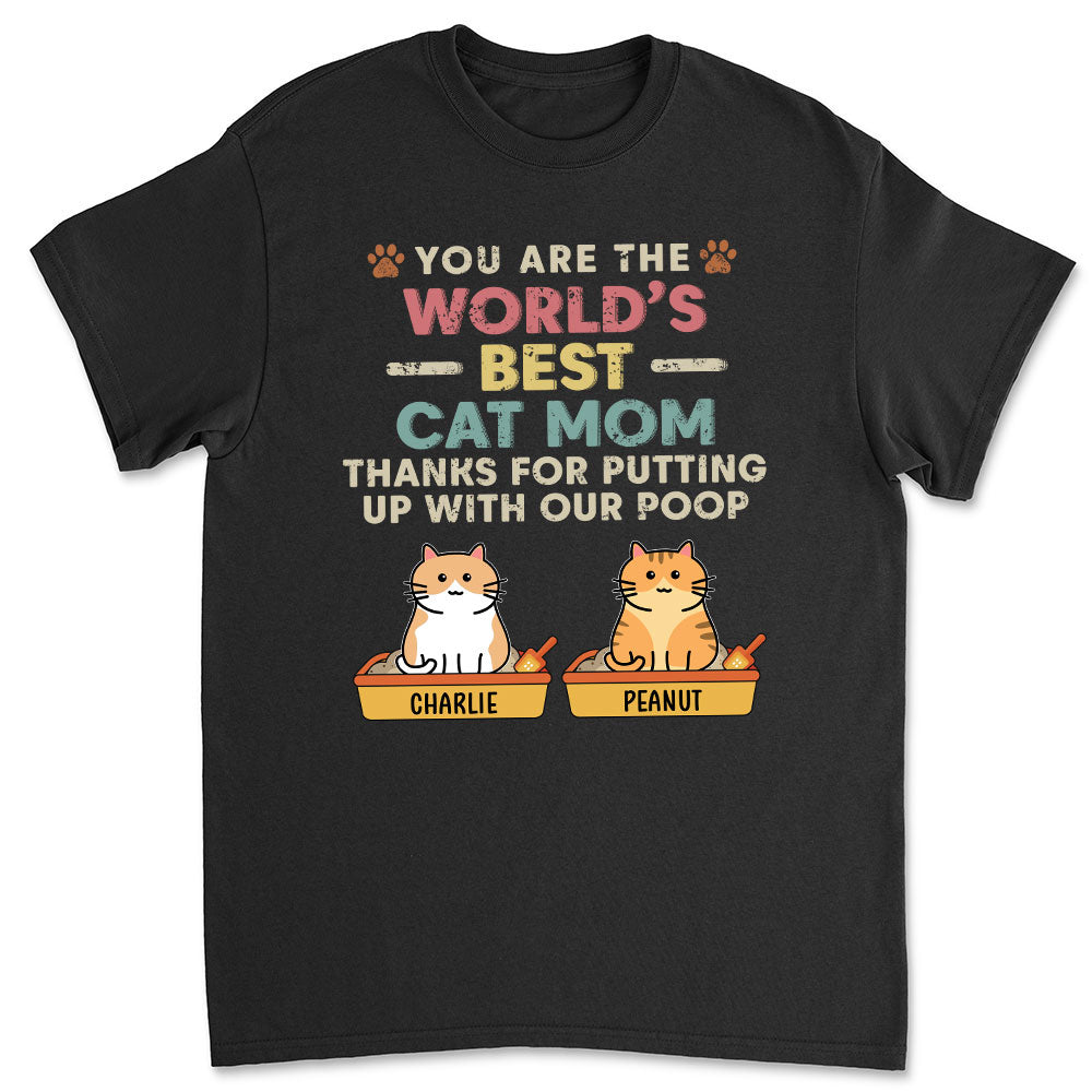 Thanks For Putting Up - Personalized Custom Unisex 5.3 oz T-shirt for Pet Lovers
